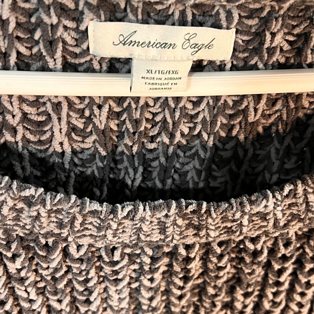 American Eagle Outfitters Gray Knit Sweater - Picture 2 of 3